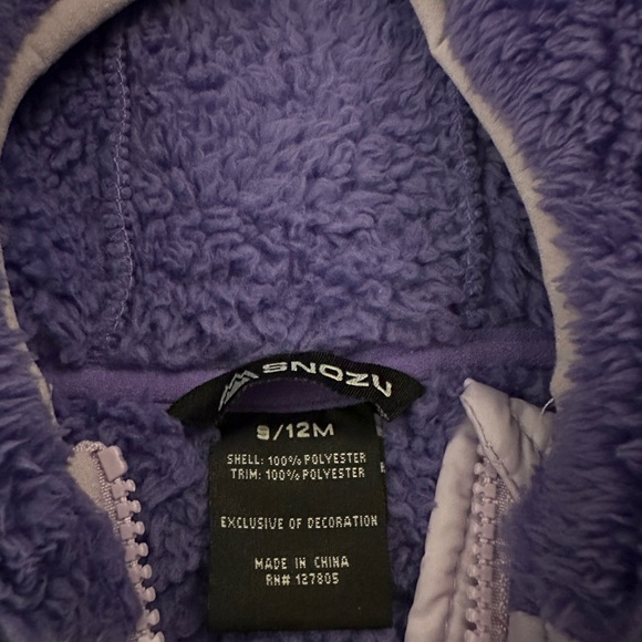 Girls Bunting Snowsuit - Picture 2 of 2